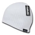 thumbnail image 2 of Elbruz Ribbed Acrylic Beanies, White, 2 of 2