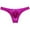 Fresh Pink, variant on Men Cheeky Briefs Underwear Low-rise 1/2 Hip Booty Panties Gloss Slip Bikini Briefs Pink L