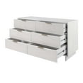 thumbnail image 5 of Manhattan Comfort Granville Engineered Wood Double Dresser in White, 5 of 11