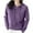 Purple, variant on Miqool Womens Oversized Sweaters Casual Loose Long Sleeve Drawstring Hoodies Sweaters Soft Knitted Hooded Pullover Tops Sweatshirts Fall Outfits Clothes