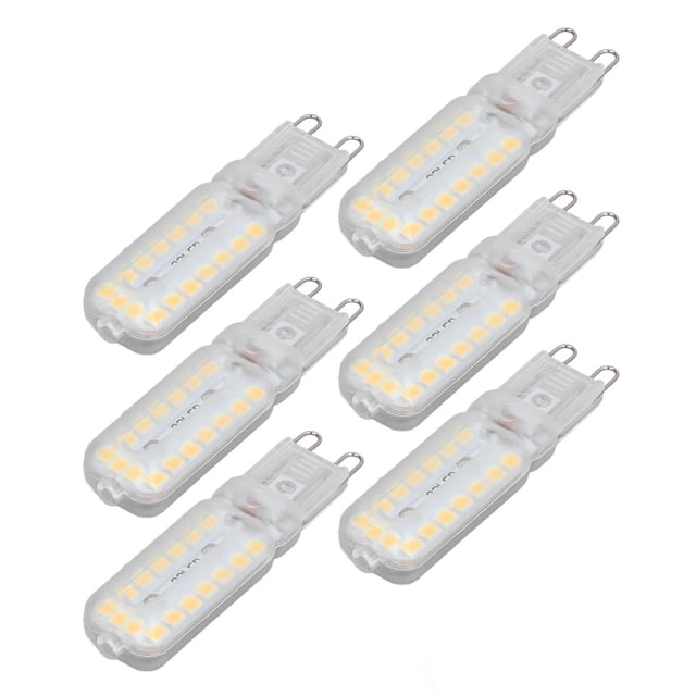 Bombillas LED BuyWeek 6 bombillas LED G9 ahorro de energía larga vida útil