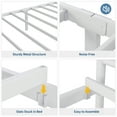 thumbnail image 3 of Twin Bed Frame-Classic Metal Platform Bed Frame,Mattress Foundation with Steel Slat Support,Under Foundation Storage,No Box Spring Needed, Easy Assembly, Twin Size, 3 of 8