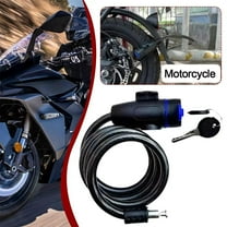 QHUDLV 90cm Heavy Duty Motorcycle Bicycle Bike Chain Lock High Keys Security w/ New