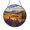 Acrylic 3.5 Inch, variant on Lupine Flower Field Landscape Round Glass Suncatcher, Bright Meadow Window Hanging Decor Gift for Garden Inspired Homes