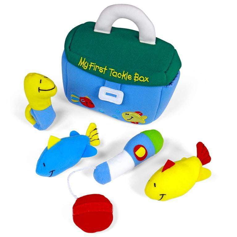 5 pieces Activity Toy Baby GUND My First Tackle Box Stuffed Plush Playset 