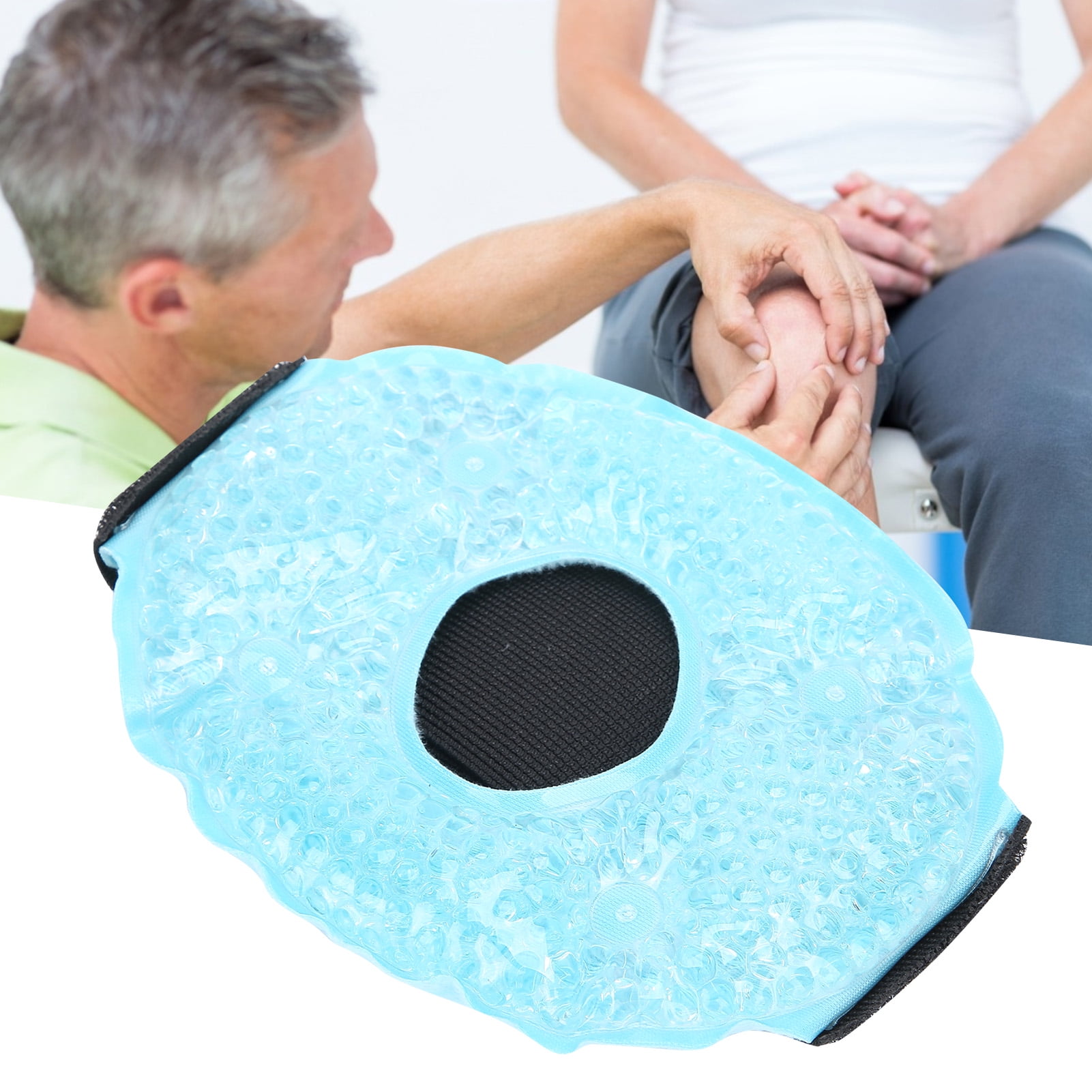 Hot Cold Compress Wrap, Reusable Gel Bead Pack Speed Up Recovery Easy To Carry For Home For