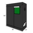 thumbnail image 2 of Topcobe Grow Tent for Plant, Indoor Grow Room Tent, Hydroponic Mylar Tent Reflective Garden Growing Dark Room with Observation Window, 2 of 5