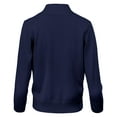 thumbnail image 4 of URBAN DAIZY Women's Classic 3/4 Sleeve Crop Bolero Cardigan Open Front Cropped Shrugs Knit Sweater A09_620 Navy 3XL, 4 of 7