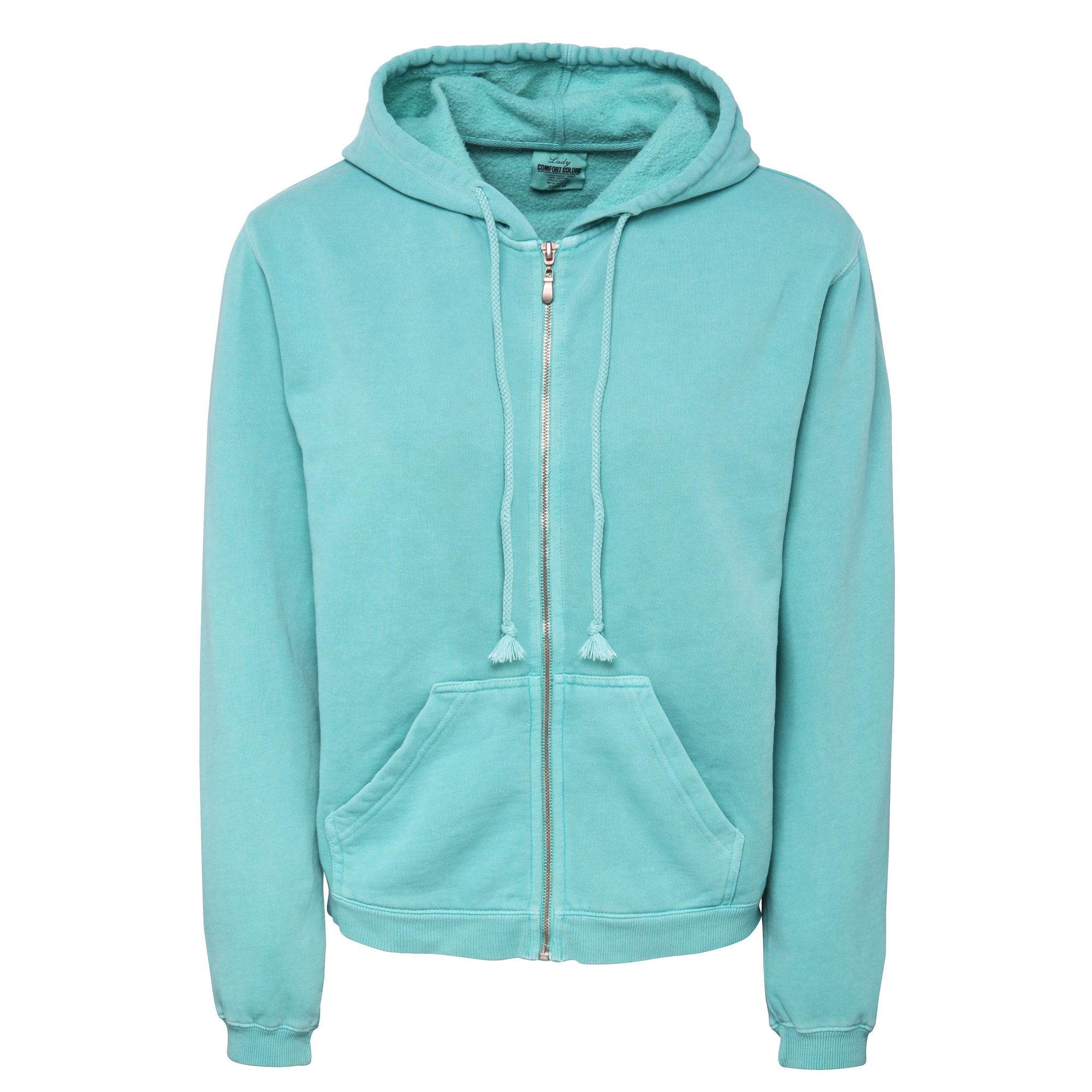 Womens Zipped Hooded Sweatshirt 