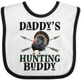 thumbnail image 3 of Inktastic Turkey Hunter Daddys Hunting Buddy Boys Baby Bib, 3 of 4