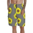thumbnail image 2 of Sunflower Board Shorts Men Beach Swimming Trunks Polyester Funny Swim Trunks, 2 of 5