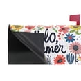 thumbnail image 4 of Hello Summer Flowers Mailbox Covers Magnetic Post Box Cover Wraps Standard Size 25.5"x21" Waterproof Home Garden Yard Outside Decor, 4 of 9