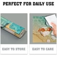 thumbnail image 6 of Seashells and Starfish Placemats Set of 4, Summer Beach Table Mats, Linen Rectangle 12x18in Machine Washable Non Slip Table Place Mats for Kitchen Dining Table Home Decoration, 6 of 6