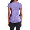 thumbnail image 2 of Mafoose Women's Electric Heather Sporty Tee Purple Electric X-Small, 2 of 5