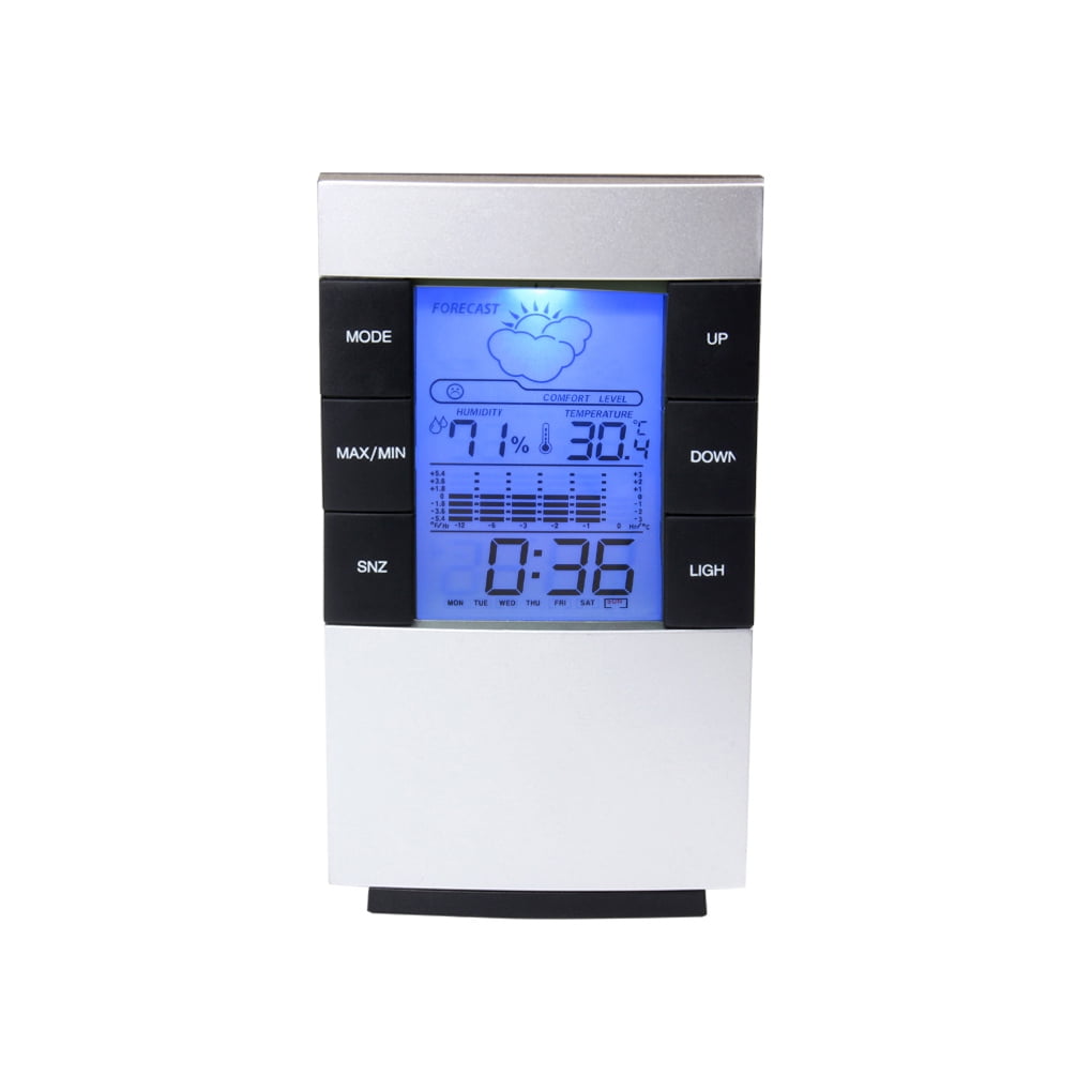 CX-506 Digital LCD Thermometer Hygrometer Barometer Forecast Temperature Humidity Meter... by