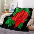 thumbnail image 2 of Yibo Sun and Moon Blanket Flannel Soft and Comfortable Anti-static Bed Sofa Blanket, 2 of 8