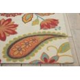 thumbnail image 5 of Nourison Vista Hard Carved Crimson Runner Rug, Ivory, 2'6" x 8', 5 of 7