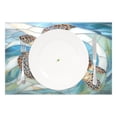 thumbnail image 2 of Ryvnso Placemats Set of 4 Art Sea Turtle Dining Mats Heat-Resistant Non-Slip Washable Table Mat, 2 of 8