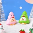 thumbnail image 2 of Dibujos animados de animales de Navidad, cerdo, muñeco de nieve, árbol de Navidad, adorable pato, micro paisaje, adornos de nieve para árbol de Navidad, accesorios de bola de cristal, 2 of 6