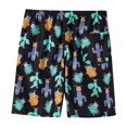 thumbnail image 3 of guisaled Men Swim Trunks 5 Inch Beach Shorts Quick Dry Drawstring Elastic Waisted Board Shorts Hawaiian Boho Prinetd Boxer Shorts, 3 of 6