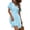 Blue Dot, variant on Summer Dresses for Women Short Sleeve V Neck A-Line Midi Dress Boho Beach Floral Print Sundress