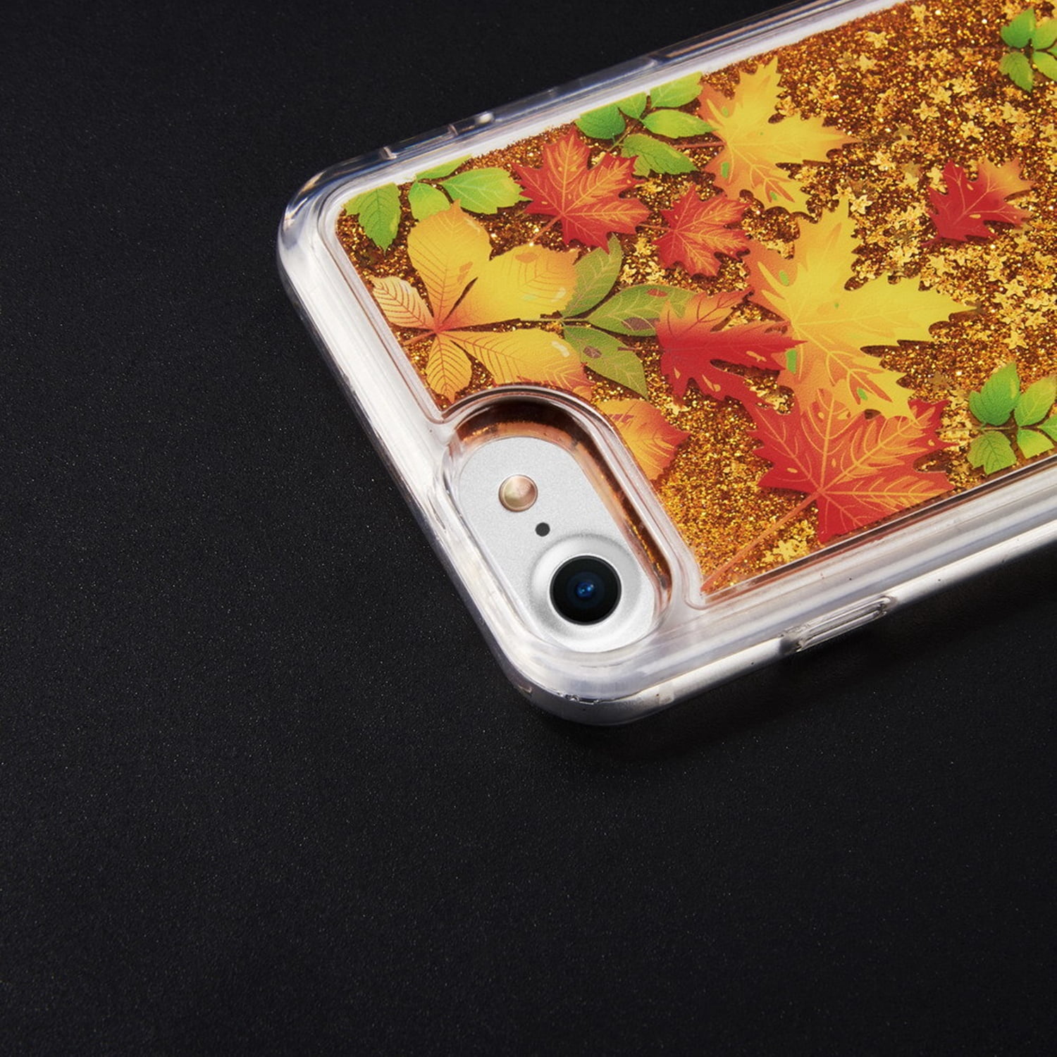 Sparkling Waterfall Beautiful Cellphone Case for iPhone 7 / 8 and Temper Glass