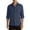Shirt - Navy, variant on Men's Long Sleeve Button Down Shirt Casual Roll-Up Cuffs Summer Beach Shirt Lightweight Linen Look Shirt Vacation Office Wear with Chest Pocket