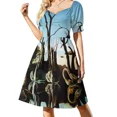 thumbnail image 2 of Salvador Dali | Swans Reflecting Elephants Sleeveless Dress Women's clothing clothes women's luxury party dress Women's dress, 2 of 7