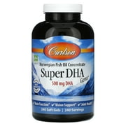 Carlson Labs - Super DHA Gems 500 mg. - 240 Softgels