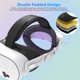 thumbnail image 5 of Diadema para Meta Quest 3S, correa de repuesto para VR con batería de 12 000 mAh, mejora la comodidad y prolonga el tiempo de juego, con luces RGB, para las gafas de realidad virtual Quest 3S, 5 of 9