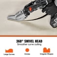 thumbnail image 4 of KFFKFF Board Cutter Drill Attachment, Metal Nibbler Drill Attachment with 360° Pivoting Head. 0.5" Fiber Cement and 0.47" Plasterboard, Applicable with Most 1500-3000RPM Electric Drill, 4 of 9