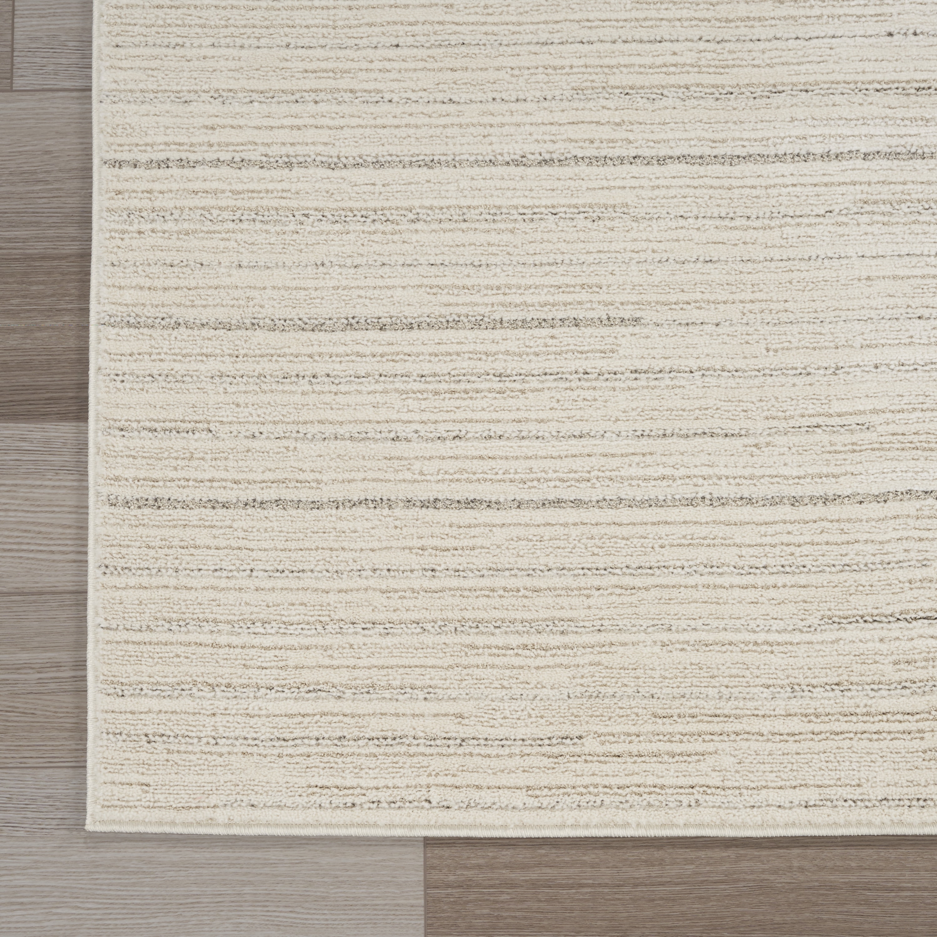 Nourison Andes Abstract Ivory Grey 9' x 12' Area Rug (9x12)