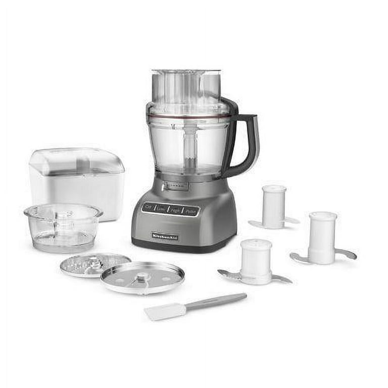 KitchenAid KFP1333CU 13-cup Food Processor with ExactSlice System - Contour  Silver 