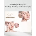 thumbnail image 4 of Máscara de terapia de luz roja Beuwe LED de 7 colores para rostro y cuerpo, 4 of 7