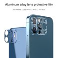 thumbnail image 3 of Phone Camera Cover Aluminum Alloy Phone Camera Phone Camera Lens Film Protector, Blue, Replacement for iPhone 12, 3 of 9