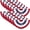 12pcs Pleated Fan Flag, variant on American Pleated Fan Flag, 3 x 1.5 Ft USA Patriotic Half Fan Bunting, Indoor Outdoor 4th of July Memorial Day 250th Anniversary Decorations (12 Pcs)