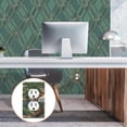 thumbnail image 6 of Yayeee Blank Wall Plate Cover 1-Gang 4.5"x2.7" Home Unused Decorative Outlet, Retro Pine Tree, 6 of 7