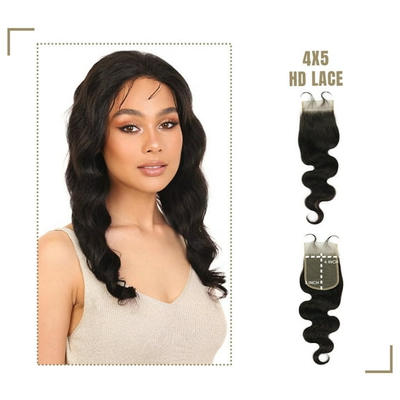 LUXLUXE Lina 4X5" HD Lace Closure Multiple Length Options