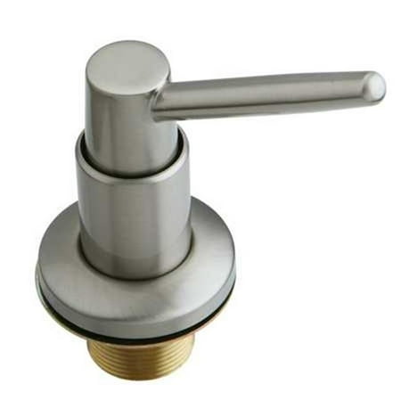 - Elinvar Soap Dispenser for Granite Countertop Satin Nickel
