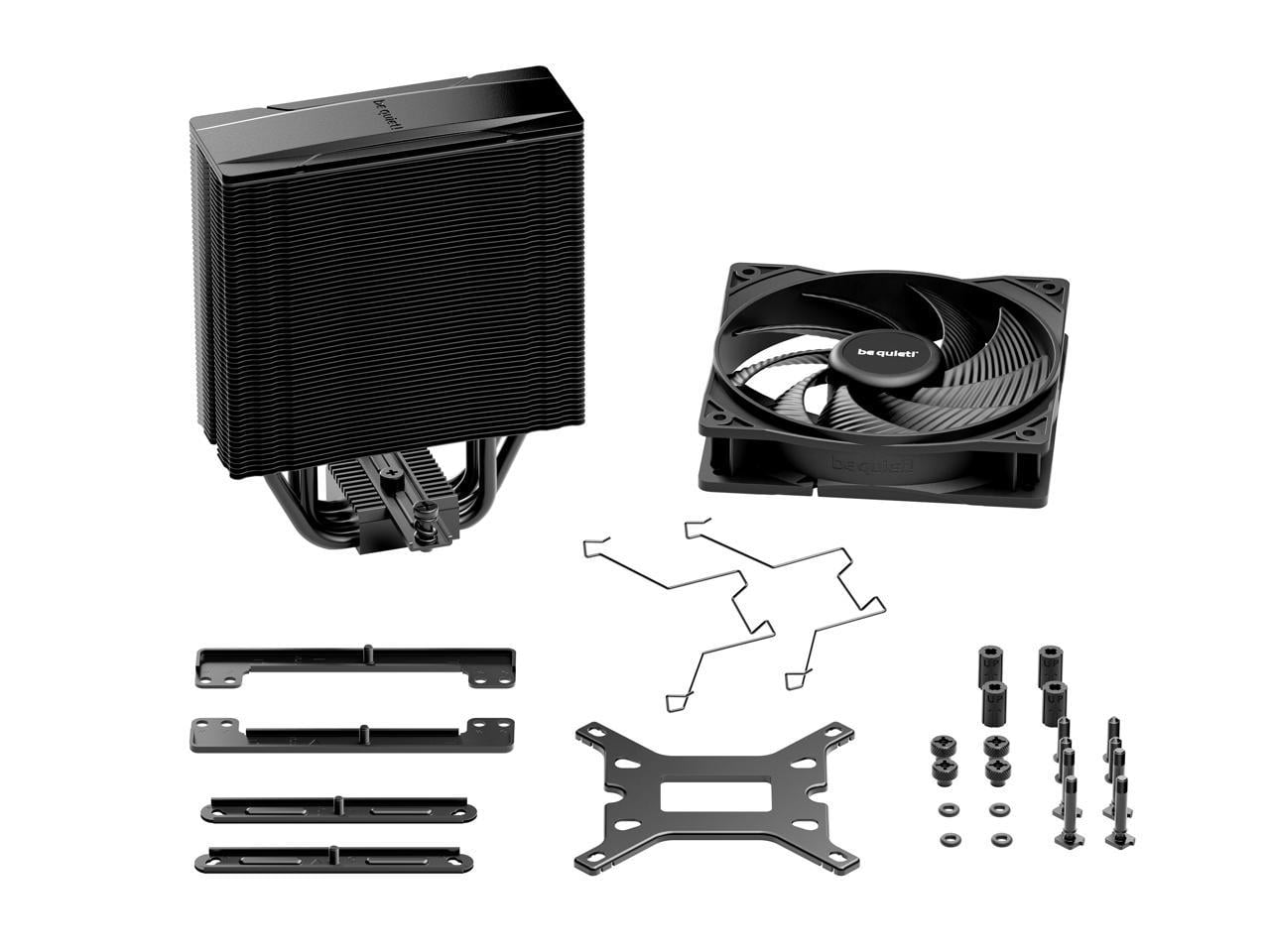 be quiet! Pure Rock 3 Black 120mm Rifle CPU Cooler Socket compatibility Intel 1851 / 1700 / 1200 / 1150 / 1151 / 1155 and AMD AM5 / AM4
