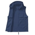thumbnail image 6 of MaFYtyTPR Women's Sleeveless Zip Up Hoodie Vest Lightweight Casual Hooded Jacket with Chest Pockets for Outdoor Activities Navy M, 6 of 7