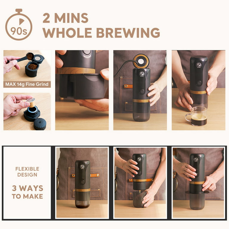Compact Coffee Dispensers : Handpresso Portable Coffee Machine
