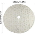 thumbnail image 4 of Christmas Decorations Christmas Tree Apron Ice Crystal Snowflake Tree Skirt, Silver7qm, Medium, 4 of 6