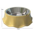 thumbnail image 3 of CSChome Bol pour Animaux Bol Alimentaire en Acier Inoxydable Alimentation Teddy Boisson Séparé Double Alimentation, 3 of 7