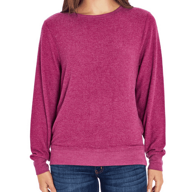 audition faldt Rede WILDFOX Ladies Crewneck Sweatshirt In Magenta Purple, XL - Walmart.com