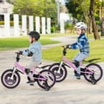 thumbnail image 4 of Gymax 16'' Kid's Bike for 4-7 w/ Height-Adjustable Handlebar & Saddle Handbrake, 4 of 10