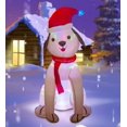 thumbnail image 1 of Cachorro Inflable Ycolnaefllr Navidad 1,2 m Interiores y Exteriores, 1 of 9