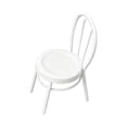 thumbnail image 4 of Milaget Chaise Miniature de Maison de Poupée Décoration de Maison de Poupée Accessoires Photo de Simulation Robustes pour Base Miniature Jardin Féerique Modèle Train Dioramas Blanc, 4 of 9