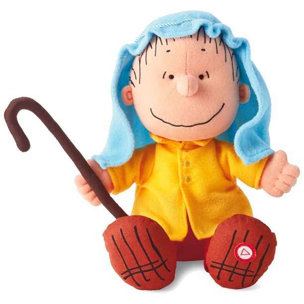 hallmark peanuts linus christmas pal with sound