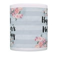 thumbnail image 3 of ThisWear Mom Mug Mothers Day Cup Mom Son Gifts Mom Daughter Gift 11 ounce 2 Pack Coffee Mugs Floral & Stripes, 3 of 4